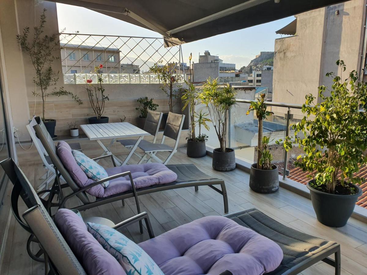 Appartamento Super Loft With Acropolis View Atene Esterno foto