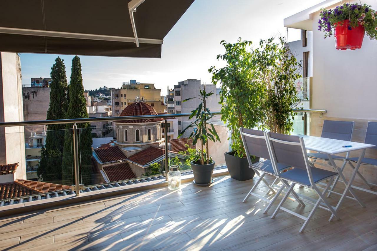 Appartamento Super Loft With Acropolis View Atene Esterno foto